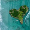 ハート形の島